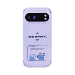 Capa de Silicone Dura para Google Pixel 10 Pro XL Transparente Capa de Silicone Dura para Google Pixel 10 Pro XL Transparente
